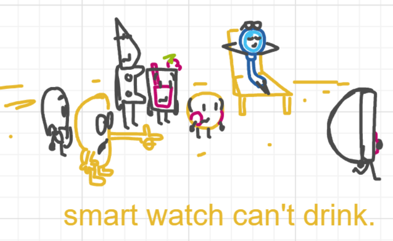 A panel from I've Been Everywhere, Man, episode nine of the Board Boards object show by Furretwalk/WalkingFurret.